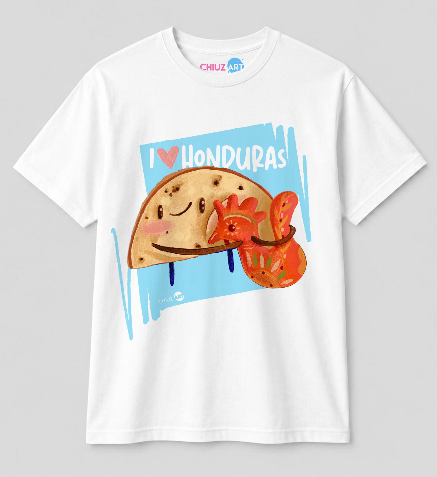 Camiseta de Baleada y Gallito