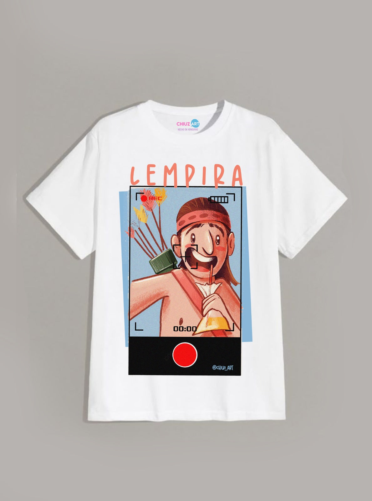 Camiseta Selfie Lempira
