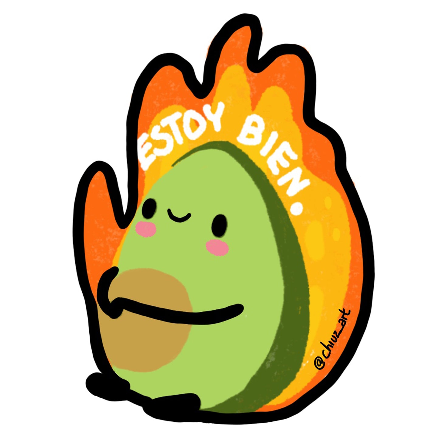 Pack de 3 Stickers | Aguacates