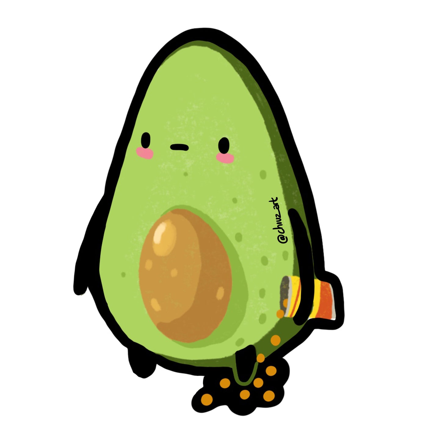 Pack de 3 Stickers | Aguacates