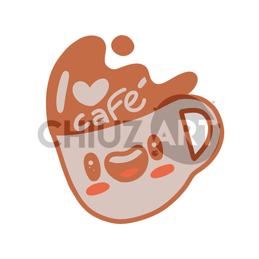 Sticker | I Love Café