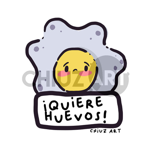 Sticker | Quiere Huevos
