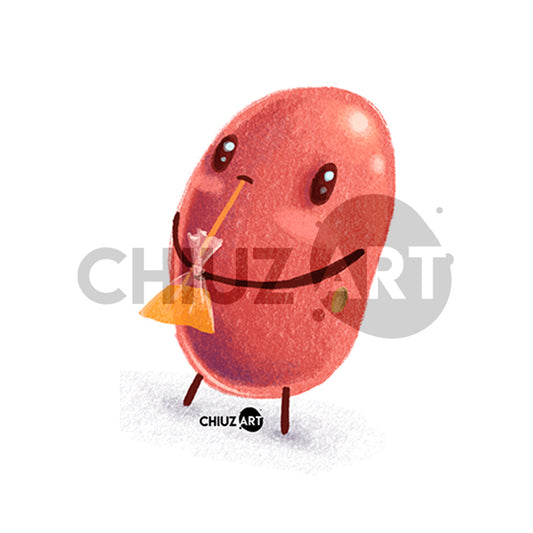 Sticker | Frijolito con Fresco en Bolsa Maracuyá