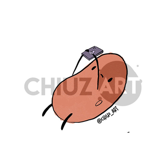 Sticker | Frijolito mensajeando