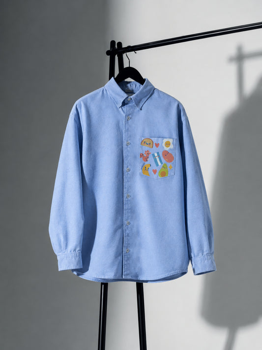 Camisa manga larga tipo Oxford - Honduras