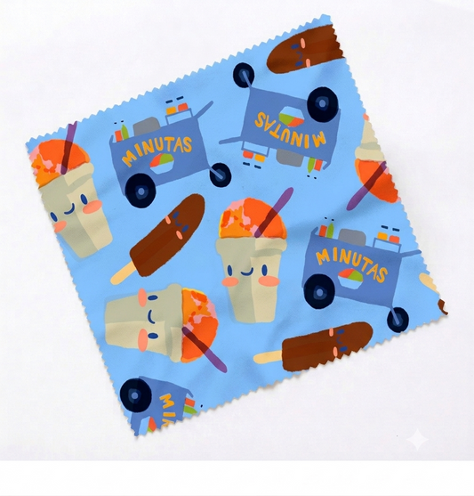 Pañito para lentes de Minutas