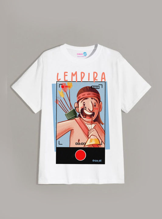 Camiseta Selfie Lempira